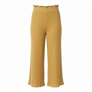 Free People Movement mustard yellow ribbed pants, small